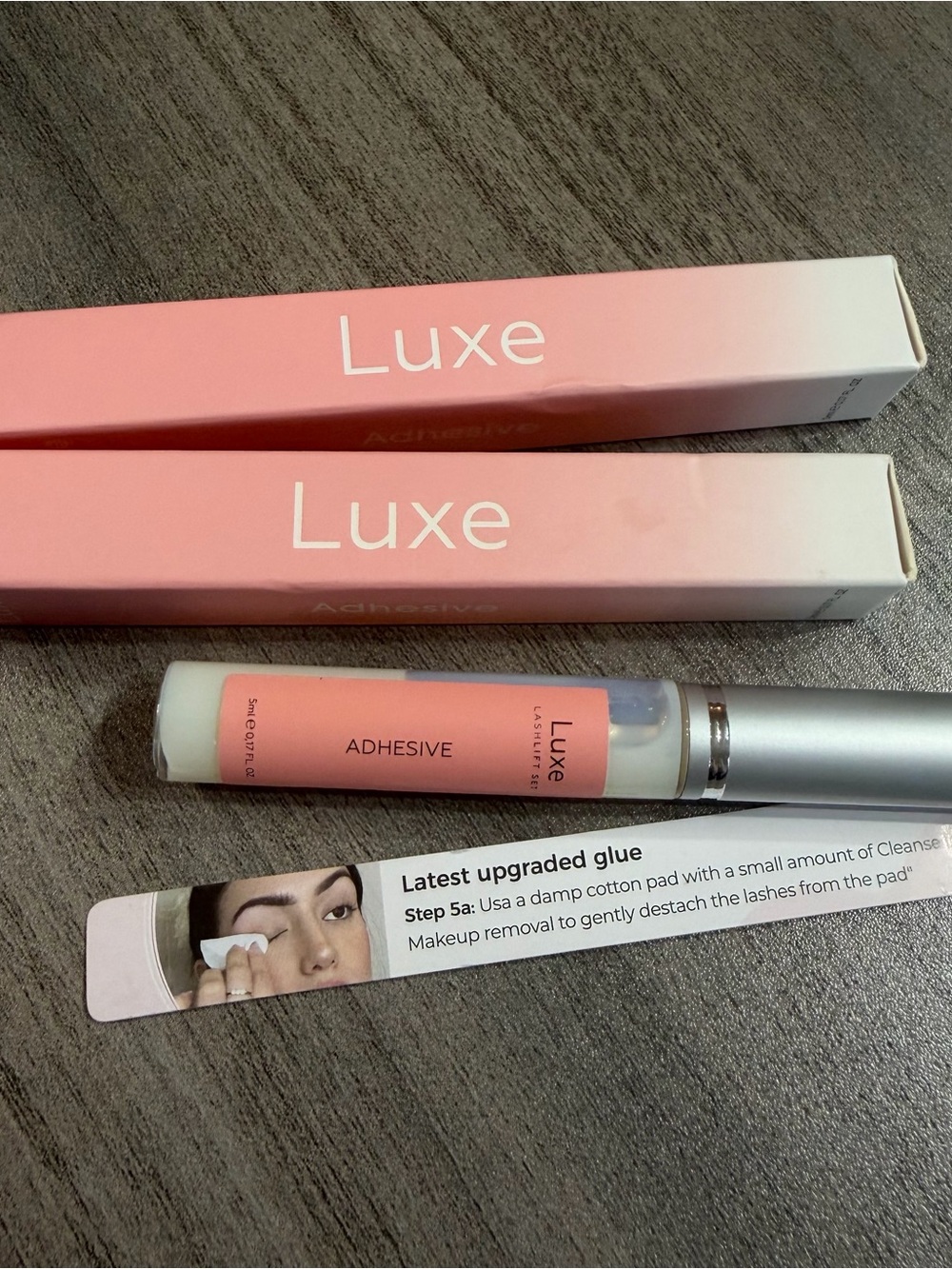 Lot Luxe Cosmetics Lashlift & Strip Lash Adhesive 2 Tubes Lifting Glue NIB New!